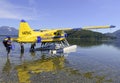 Float plane in the wilderness, Alaska